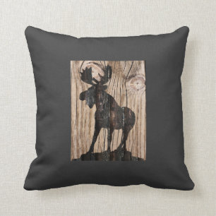 Moose Pillow by Leslie Harlow