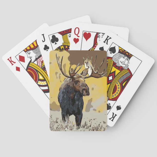 MOOSE PLAYING CARDS (Back)