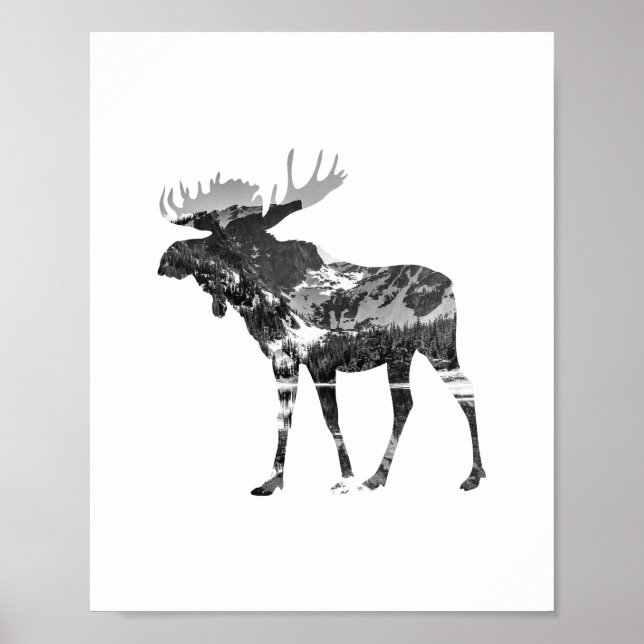 Moose Poster Print (Front)