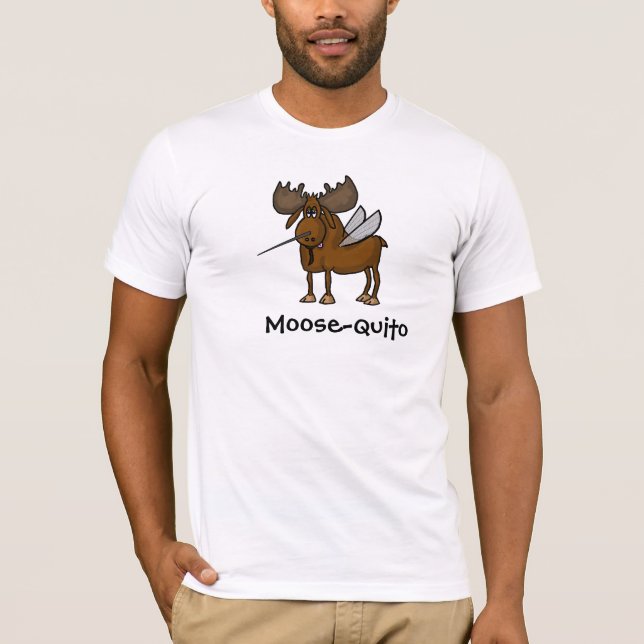 Moose-quito Funny mosquito T-shirt  Customise It! (Front)