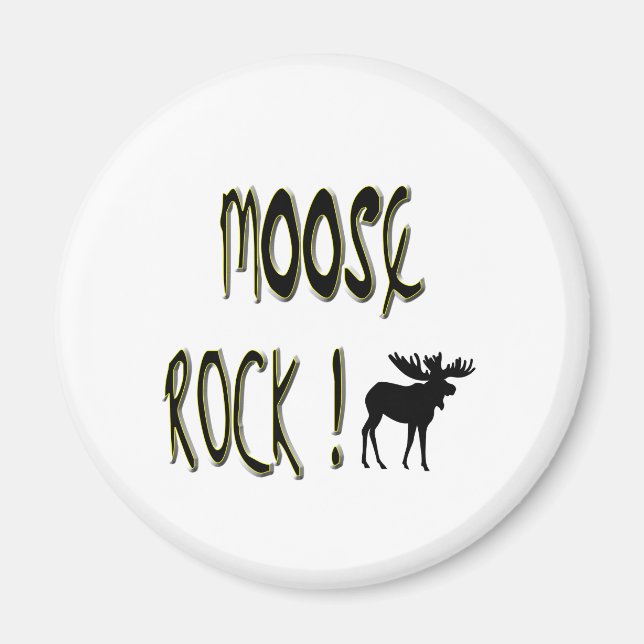 Moose Rock! Magnet (Front)
