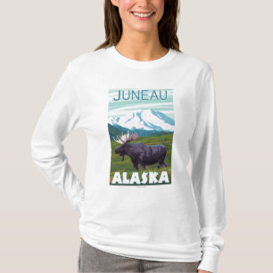 Moose Scene - Juneau, Alaska T-Shirt