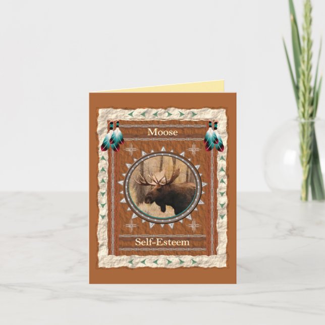 Moose Self-Esteem Energy Card (Front)