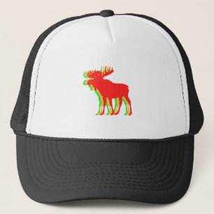 Moose shadow colours - Choose background colour Trucker Hat
