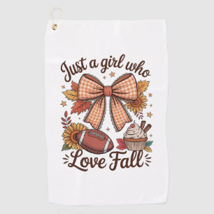 Moose Shirt Country Pumpkin Golf Towel