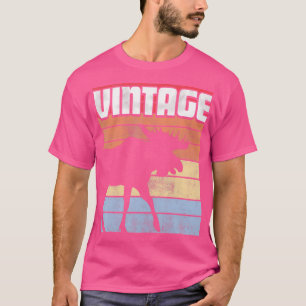 Moose Shirt Gift Retro Style Vintage Mountain Camp