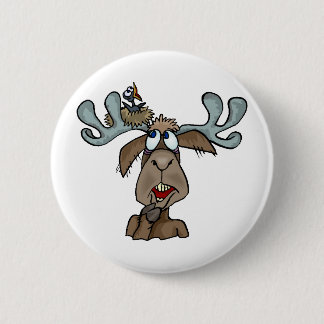 Moose Shirts and Gifts 65 6 Cm Round Badge