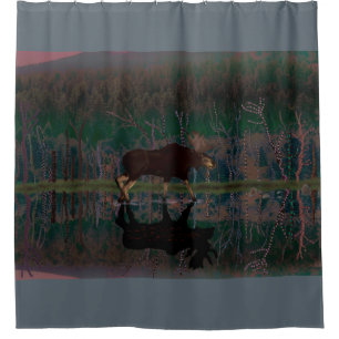 Moose Shower Curtain