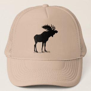 Moose Silhouette Trucker Hat