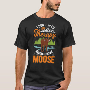 Moose Therapy Moose Antler Scandinavia Moose Premi T-Shirt