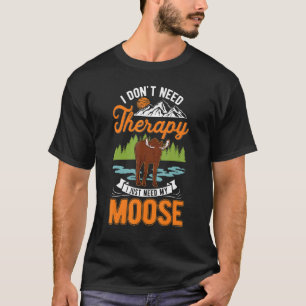 Moose Therapy Moose Antler Scandinavia Moose T-Shirt
