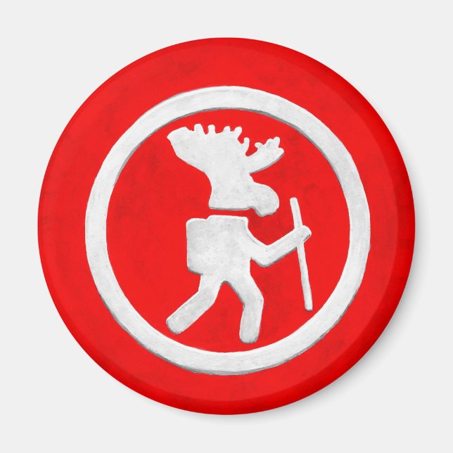 Moose Trail Marker Magnet (Front)