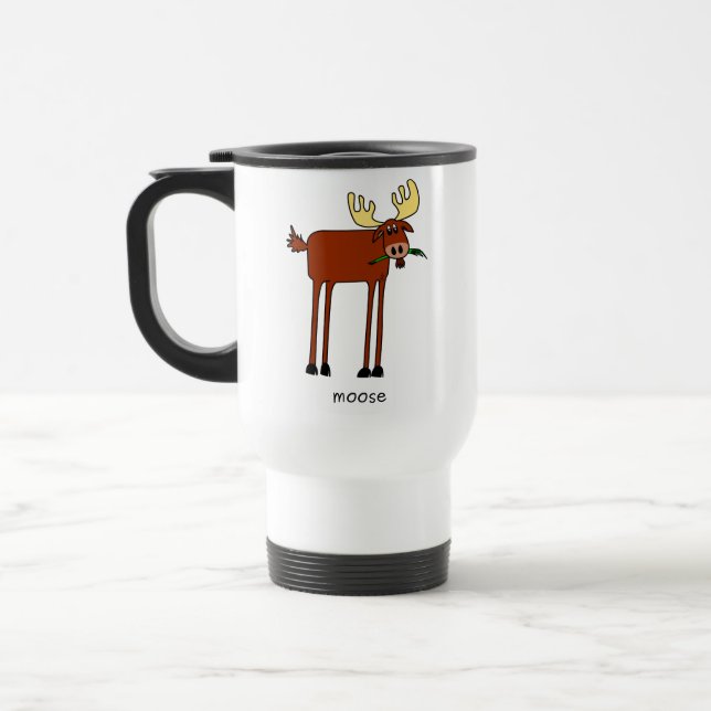 Moose Travel Mug (Left)