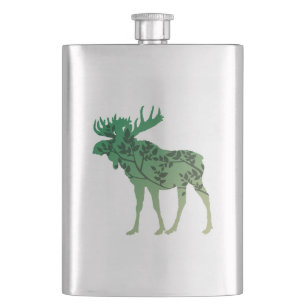 Moose Tree Hip Flask