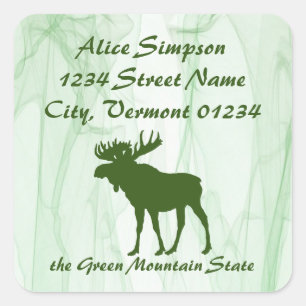 Moose, Vermont Return Address Labels