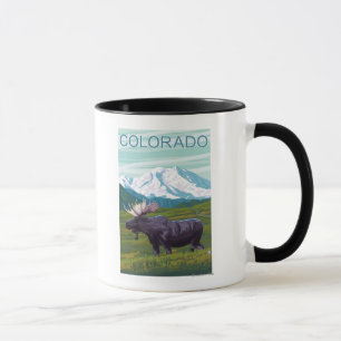Moose with MountainColorado Mug