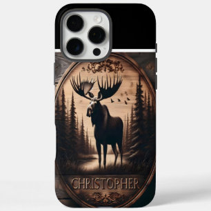 Moose Wood Sign iPhone 16 Pro Max Case