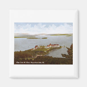 Moosehead Lake, Maine 1906 Vintage Magnet