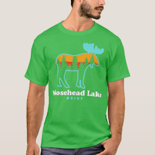 Moosehead Lake Maine - Moose Moosehead Lake  T-Shirt