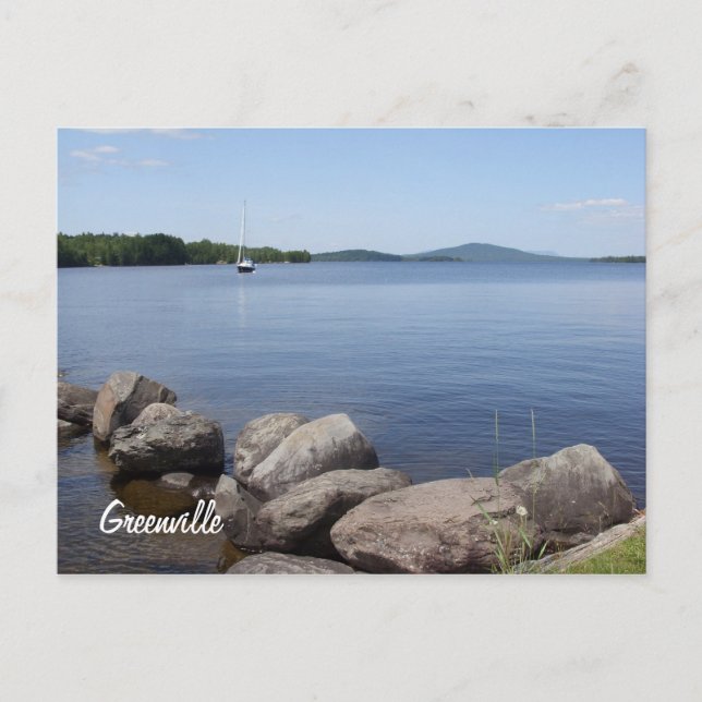 Moosehead Lake postcard (Front)