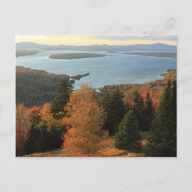 Mooselookmeguntic Lake in Autumn Postcard (Front)