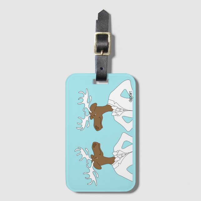 Mooses Luggage Tag (Front Vertical)