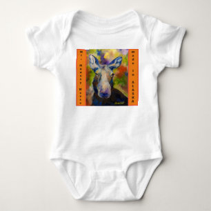 Moosey and Baby Bruin made in Alaska Bodysuit