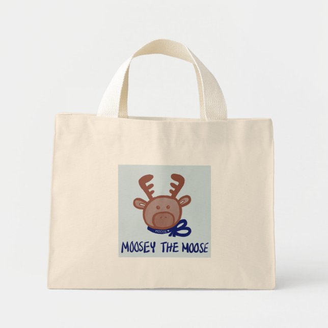Moosey the Moose Tote Bag (Front)