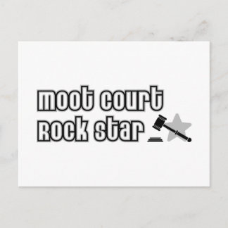 Moot Court Rock Star Postcard