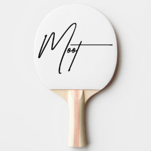 “Moot” – Witty Mutual Friend Quote Ping Pong Paddle