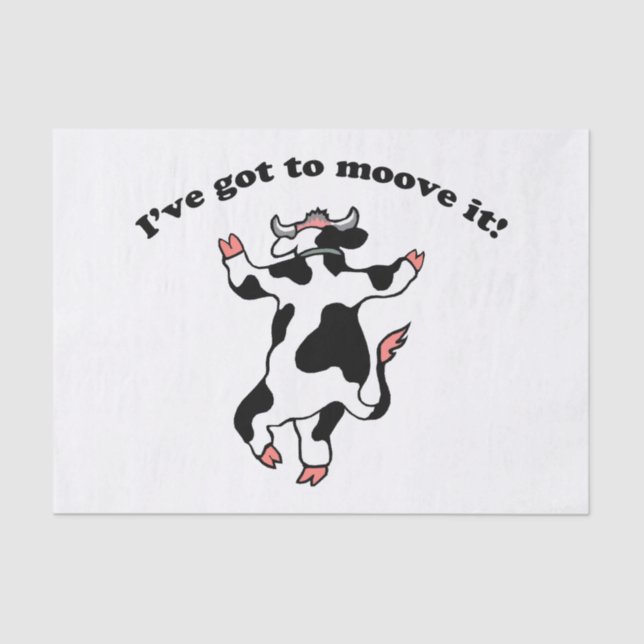 Moove It Tissue Paper (Front)