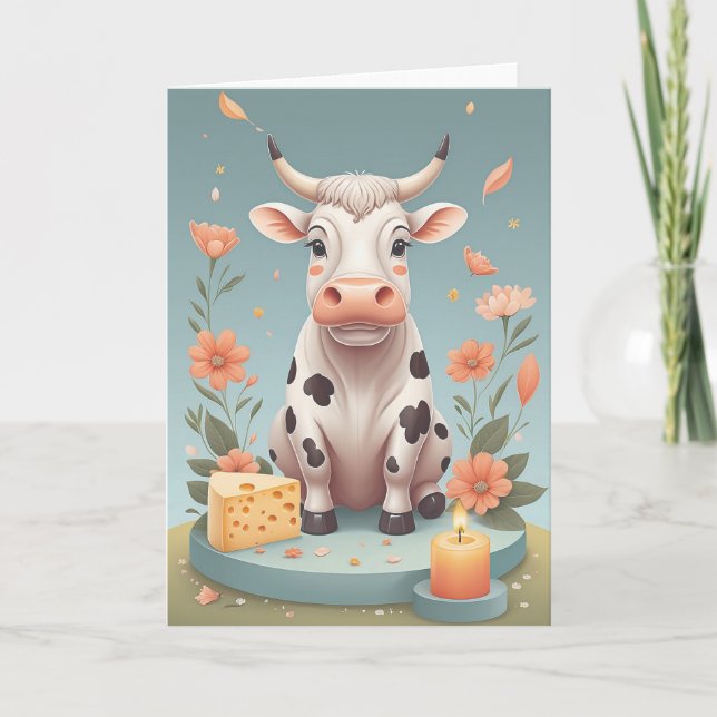 Mooving into Another Year Card (Front)