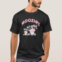 Moozies Adorable White And Black Friesian Cows