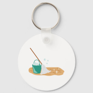 Mop & Bucket Key Ring