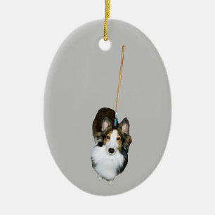 Mop Dog Ceramic Tree Decoration