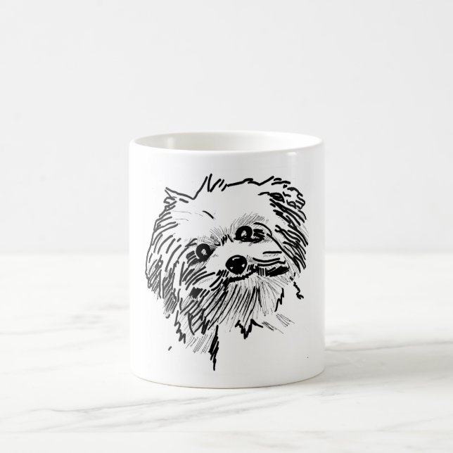 Mop Dog Coffee Mug (Center)