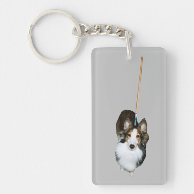 Mop Dog Key Ring (Front)