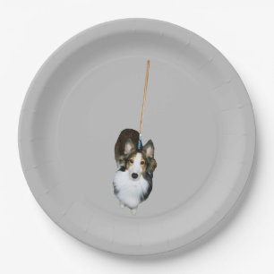 Mop Dog Paper Plate
