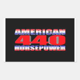 Mopar 440 Dodge Rectangular Sticker