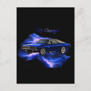 Mopar: '69 Dodge Charger Postcard
