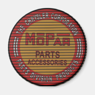 mopar blinds retro garage sign magnet
