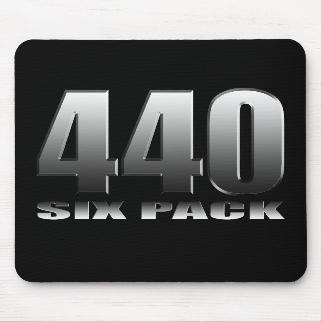 Mopar Dodge 440 Six Pack Mouse Mat (Front)