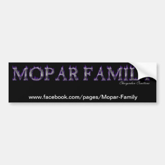 MOPAR FAMILY BUMPER STICKER