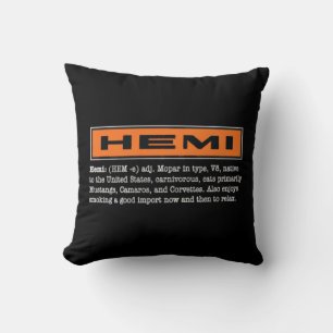Mopar - HEMI Throw Pillow