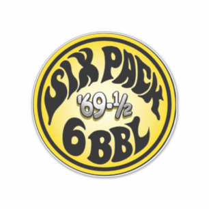 Mopar - Six Pack - Super Bee - Roadrunner Sticker