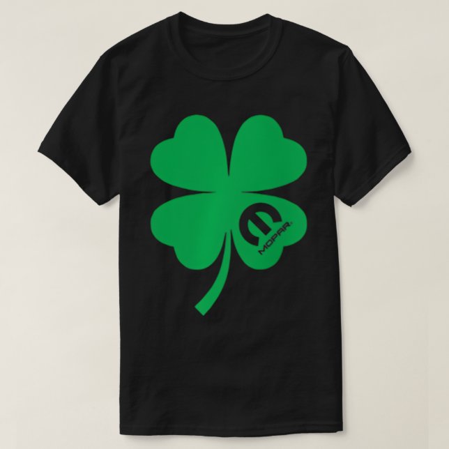 Mopar St. Patrick's Day Four Leaf Clover T-Shirt (Design Front)