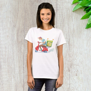 Moped Pizza Delivery T-Shirt