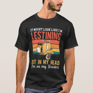 Moped Scooter Motorcycles Motorised Motorbike Scoo T-Shirt