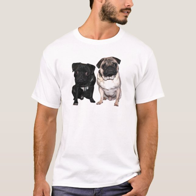 Mops Jack and Richi T-Shirt (Front)