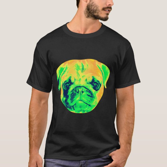 Mops Pop Art T-Shirt (Front)